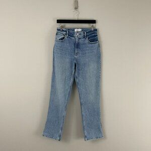 Abercrombie & Fitch Curve Love High Rise The '90s Straight Jeans Size 29 Short